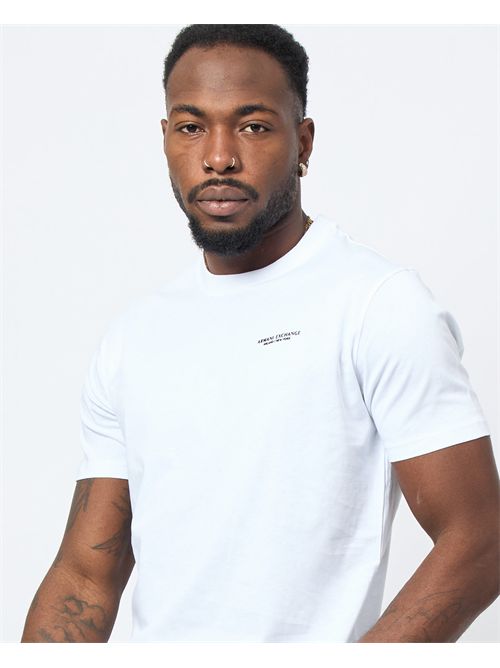 T-shirt en jersey de coton coupe régulière Armani Exchange ARMANI EXCHANGE | 8NZT91-Z8H4Z1100